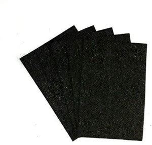 Definite EVA Foam Glitter Sheets A4 Size - for Arts & Crafts, Scrapbook ...