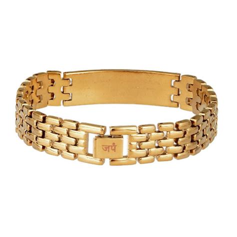 Gold Plated Sacred Grid Om Bracelet – Japam
