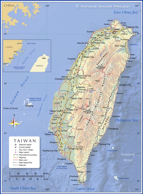 Free Printable Map Of Taiwan