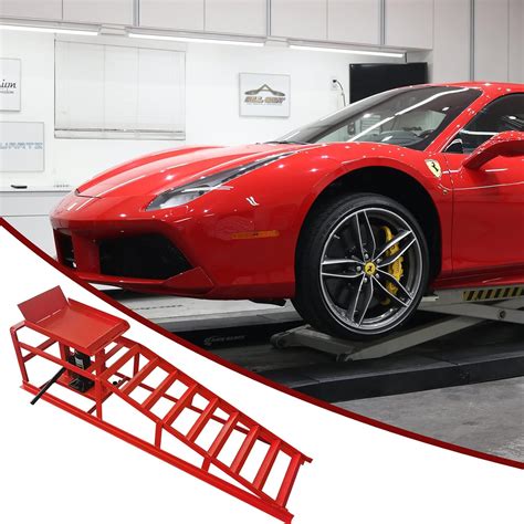 SuxiDi Heavy Duty Hydraulic Car Ramps Lift for Car Repair - India | Ubuy