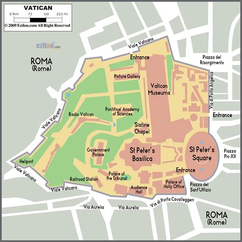 MAP of Vatican City, Rome, Italy. | 205 Baroque in Italy and Spain | Pinterest | Vatican city ...