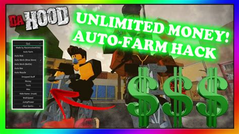 Image result for Da Hood Script with Auto Farm
