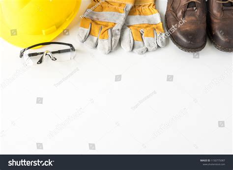 Construction Site Safety Personal Protective Equipment Stock Photo ...