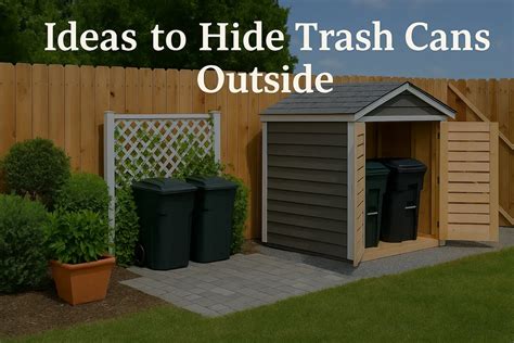 How to Build a Lattice Garbage Can Enclosure: A Stylish Way to Hide ...