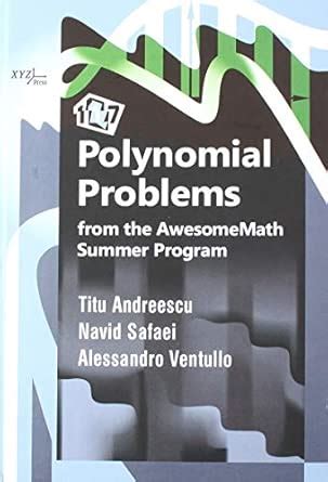Buy 117 POLYNOMIAL PROBLEMS FROM Book Online at Low Prices in India ...