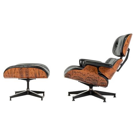 Mid-Century Modern Plycraft Eames-Style Lounge Chair and Ottoman at ...