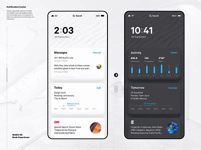Image result for Notification Center Layout