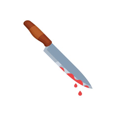 Knife stained with blood vector art 15159482 Vector Art at Vecteezy