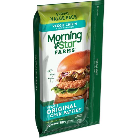 Buy MorningStar Farms Meatless Chicken Patties, Original, 20 Oz, Bag ...