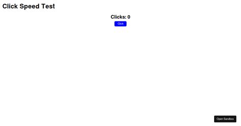 Click Speed Check 的图像结果