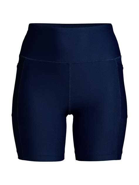 Lands' End Women's 6" High Waisted Bike Swim Shorts - Walmart.com