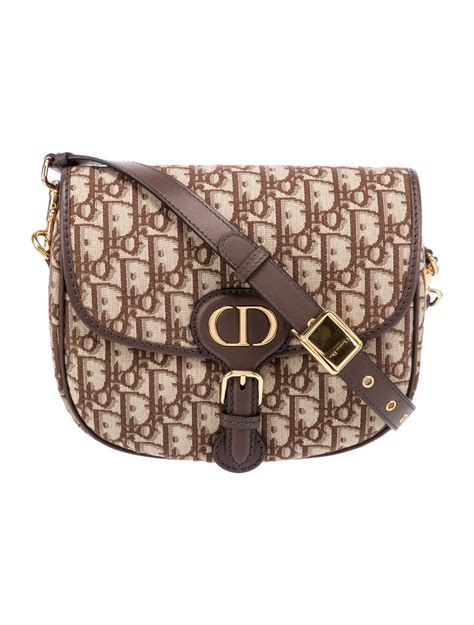 Christian Dior Medium Oblique Bobby Crossbody Bag - Brown Crossbody ...