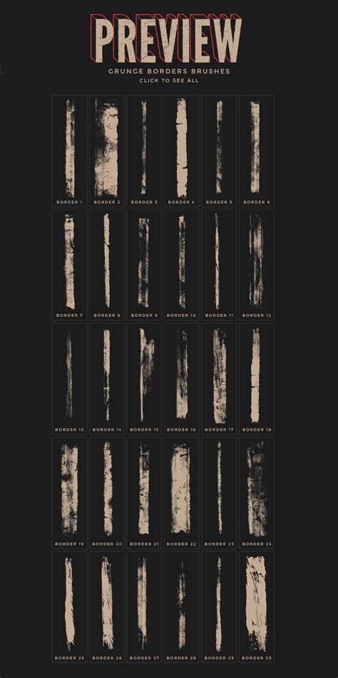 Subtle grunge Photoshop brushes, a Brush Add-On by MiksKS