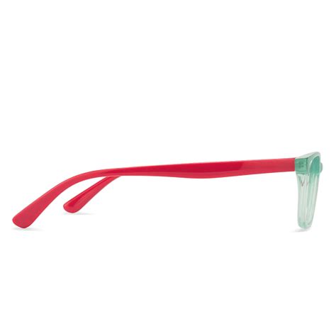 Buy Blue-Block Kids Computer Glasses: Green Transparent Red Full Rim ...