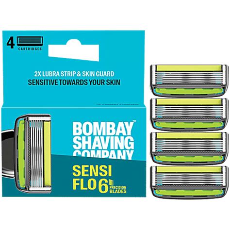 Buy Bombay Shaving Company Sensi Flo 6 Razor Cartridges Online at Best ...