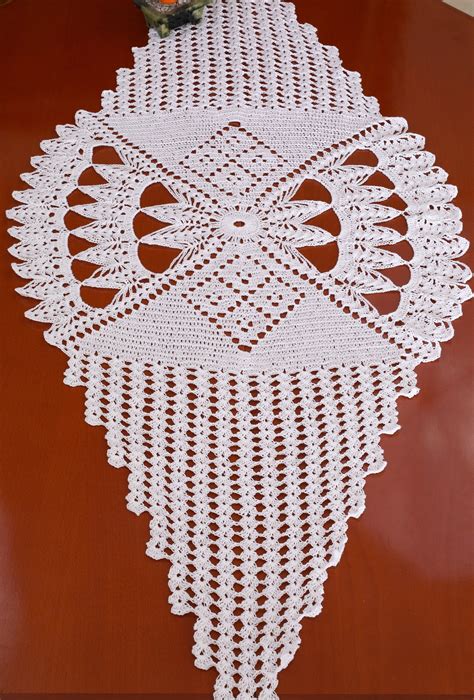 Image result for Crochet Doily Table Runner Patterns