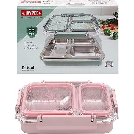 Buy Signoraware Duo Star Stainless Steel Lunch Box for Kids Adults, PUF ...