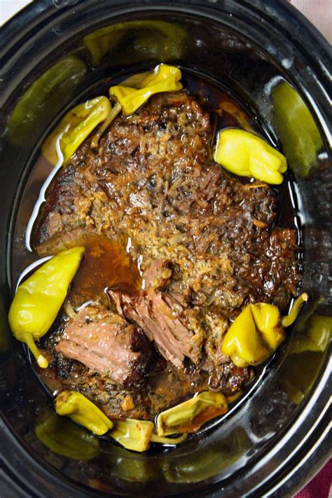 Slow Cooker Mississippi Pot Roast - Mississippi Pot Roast Crock Pot ...