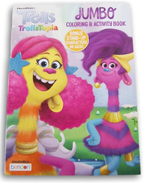 Buy Classroom Supply Trolls Trollstopia Coloring and Activity Book with ...