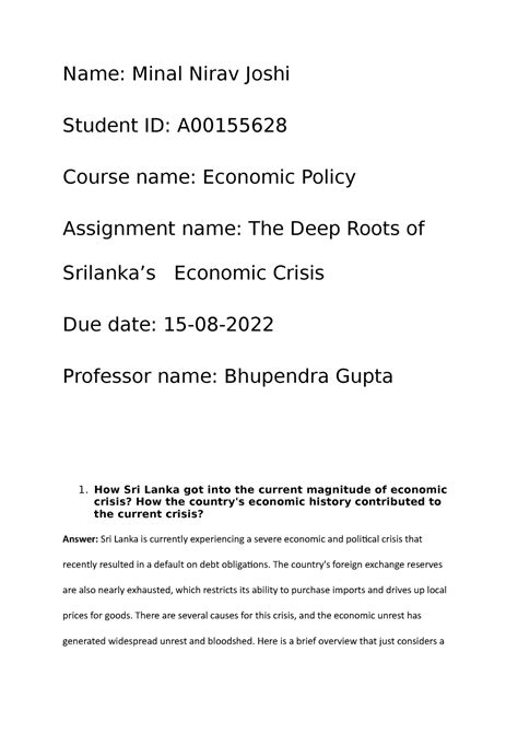 Minal Joshi A00155628 Assignment 2 - Name: Minal Nirav Joshi Student ID ...