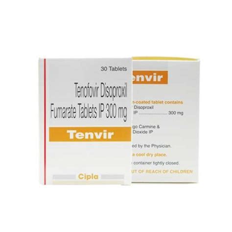 Tenvir - Tenofovir Disoproxil Fumarate 300mg - Jindal Medical Store