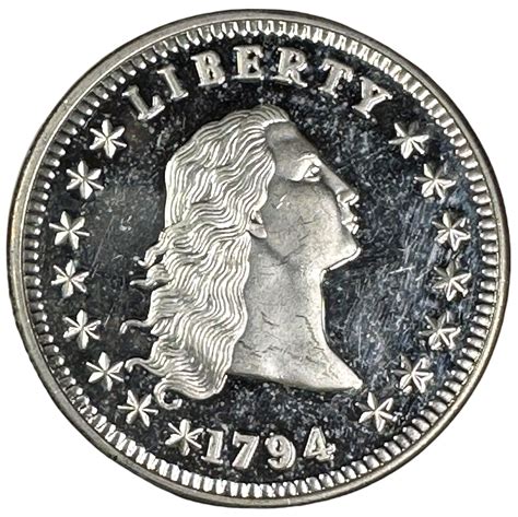 Silver (Flowing Hair Dollar 1794) - Estados Unidos – Numista