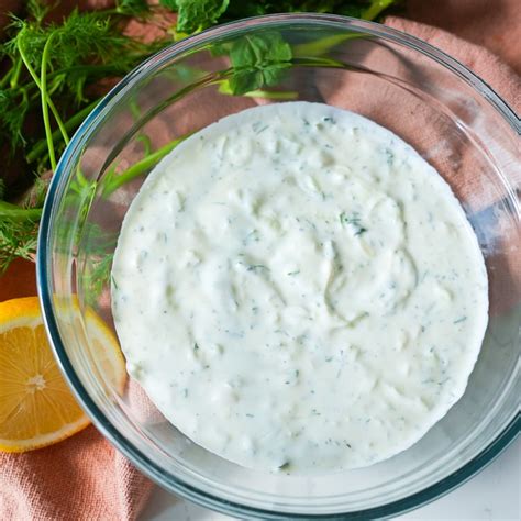 Tzatziki Sauce Recipe - There's Food at Home