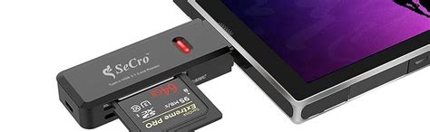 SeCro USB 3.1 Super Speed Multi Function Type C Card Reader [Black ...