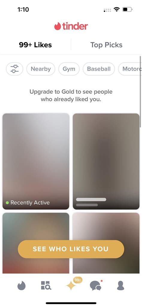 The reason I don’t have tinder gold. I have 99+ right swipes but only ...