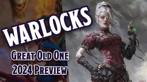 WARLOCK - Great Old One 2024 Players Handbook Preview + Advice for DMs ...