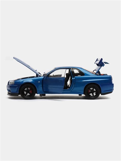 Nissan GTR R34 Skyline 1:24 SCALE Fast and furious paul walker car ...
