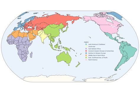 World Region Map 的图像结果