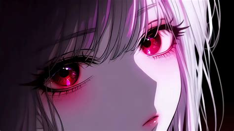 Red Anime Eye Live Wallpaper - MoeWalls