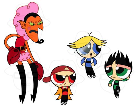 Image - Rowdyruff Boys and HIM (Watermarked).png | Powerpuff Girls Wiki ...