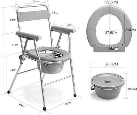 LUTFI Bedside Commodes Lightweight Chair Bedside Seat India | Ubuy