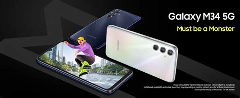 Samsung Galaxy M34 5G (Midnight Blue,8GB,128GB)|120Hz sAMOLED Display ...