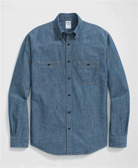 Mens Chambray Shirts | Brooks Brothers