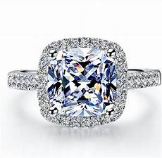 Engagement Ring Sle Sale by Sale Popular 2 Carat Brilliant Cushion Cut Halo Style Engagement Ring Sle Sale