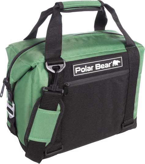 Amazon.com: Polar Bear Coolers 12 Pack Original Soft Cooler Green ...