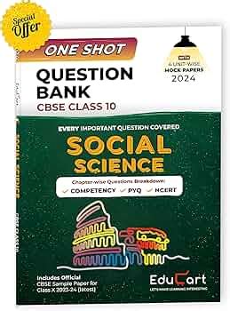 Educart One Shot Question Bank SOCIAL SCIENCE CBSE Class 10 for 2024 ...