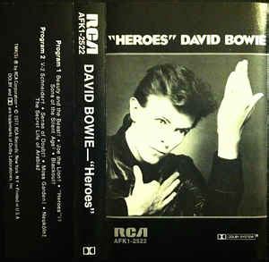 David Bowie - "Heroes" (1977, Cassette) | Discogs