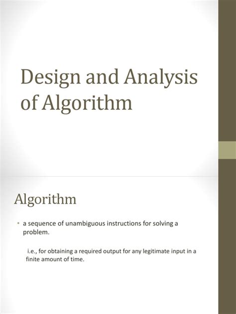 Image result for Algorithm Design Analysis