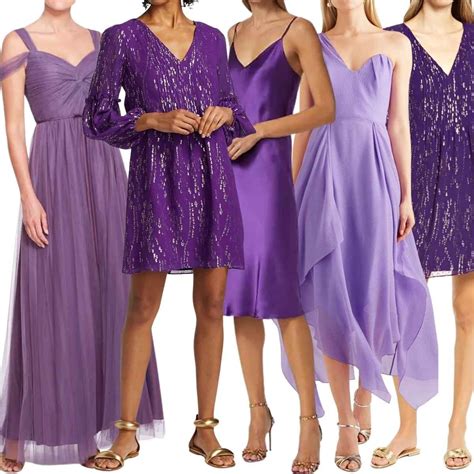 8 Best Color Shoes to Wear with a Purple Dress Outfit Purple Dress ...