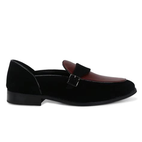 The Brat Army Kingston Black/Red Single Monk Loafer – THE BRAT ARMY