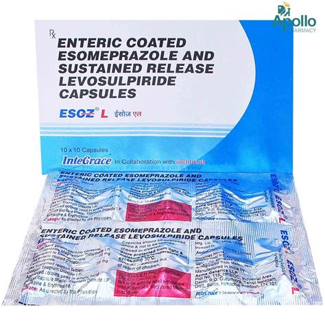 ESOZ L CAPSULE Price, Uses, Side Effects, Composition - Apollo Pharmacy