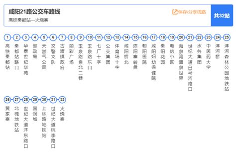 【转】咸阳最新公交线路及发车时间一览 - 哔哩哔哩