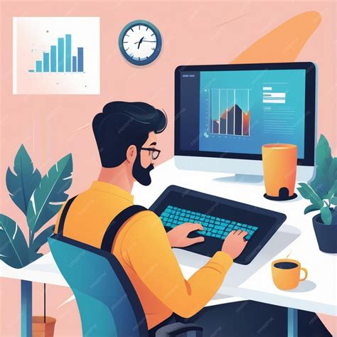 Image of Someone Working On a Computer 的图像结果