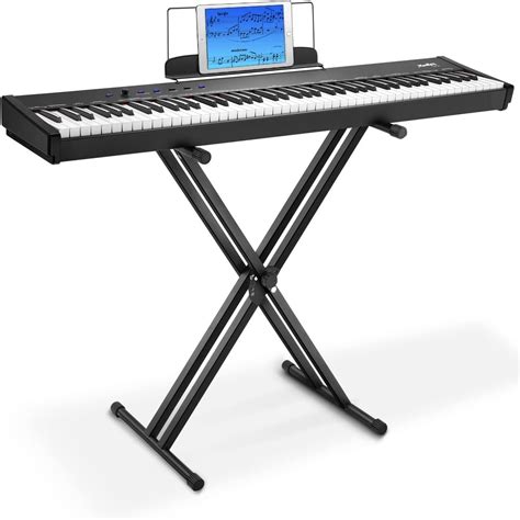Buy Moukey Beginner Digital Piano 88 Key Full-Size Semi-Weighted ...