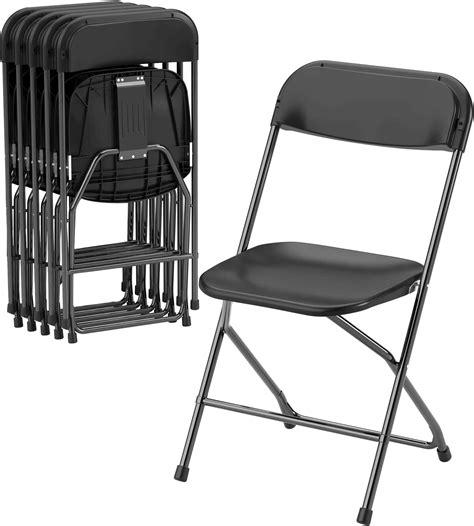 Amazon.com: Thyle 12 Pack Folding Plastic Chairs with 330lbs Capacity ...