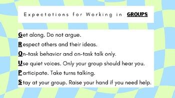 Group Work Expectations 的图像结果